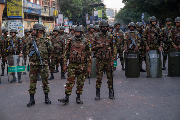 জানমালের নিরাপত্তায় সদা প্রস্তুত বাংলাদেশ সেনাবাহিনী