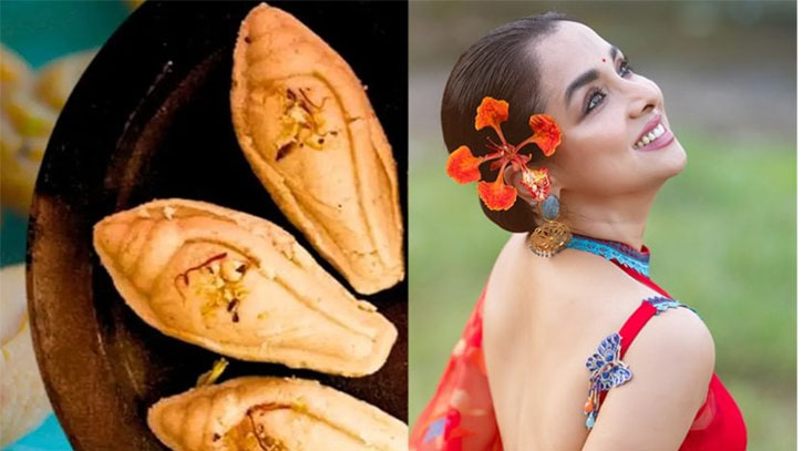 গুড়ের সন্দেশে ভিন্ন আমেজে  জন্মদিন উদযাপন রুনা খানের