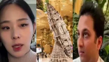 ভারতে কোরীয় নারী পর্যটককে আচমকা জড়িয়ে ধরলেন বিমানবন্দরের কর্মী